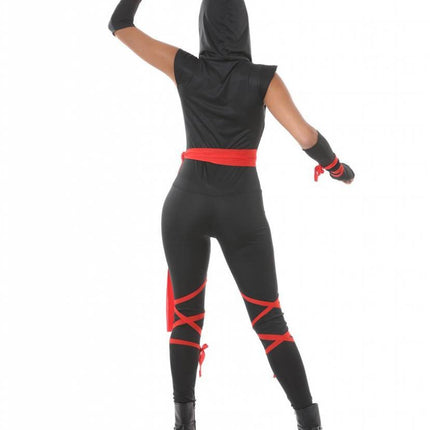 Ninja Kostuum Zwart Dames van Fiestas Guirca koop je bij Partywinkel