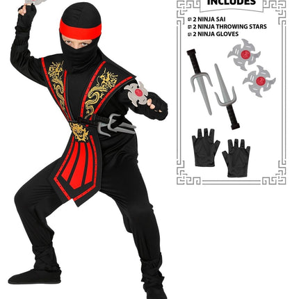 Ninja Pak Jongen 9 delig van Widmann koop je bij Partywinkel