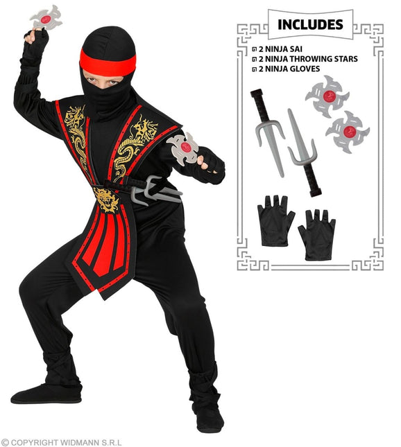 Ninja Pak Jongen 9 delig van Widmann koop je bij Partywinkel