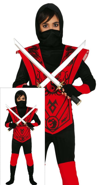 Ninja Pak Kind Rood van Fiestas Guirca koop je bij Partywinkel