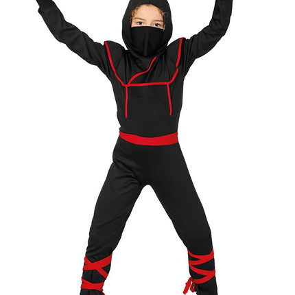 Ninja Pak Kind Rood Zwart van Fiestas Guirca koop je bij Partywinkel