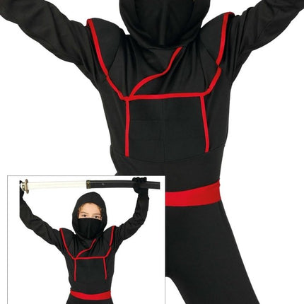 Ninja Pak Kind Rood Zwart van Fiestas Guirca koop je bij Partywinkel