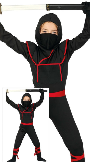 Ninja Pak Kind Rood Zwart van Fiestas Guirca koop je bij Partywinkel
