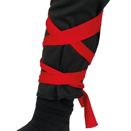Ninja Pak Kind Rood Zwart van Fiestas Guirca koop je bij Partywinkel