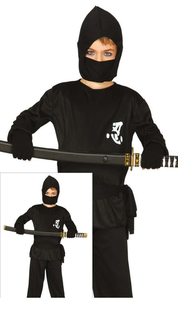 Ninja Pak Kind Zwart van Fiestas Guirca koop je bij Partywinkel