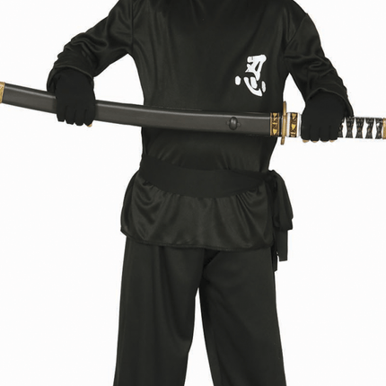 Ninja Pak Kind Zwart van Fiestas Guirca koop je bij Partywinkel