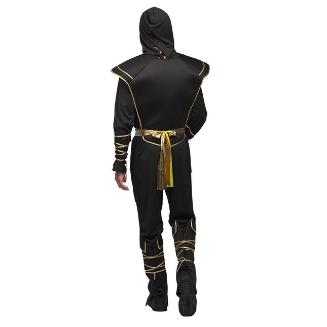 Ninja Pak Zwart Goud Heren van Boland koop je bij Partywinkel