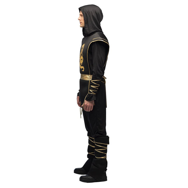 Ninja Pak Zwart Goud Heren van Boland koop je bij Partywinkel