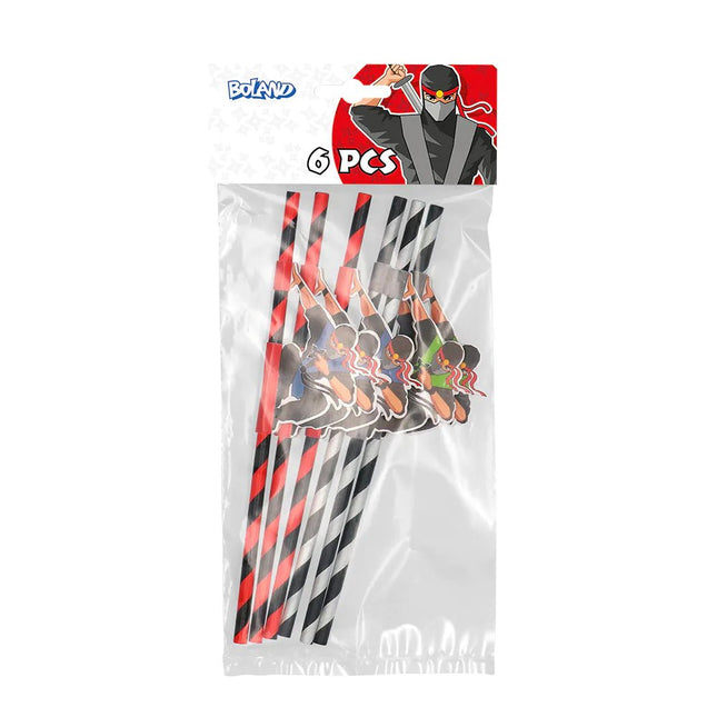 Ninja Rietjes 20cm 6st van Boland koop je bij Partywinkel