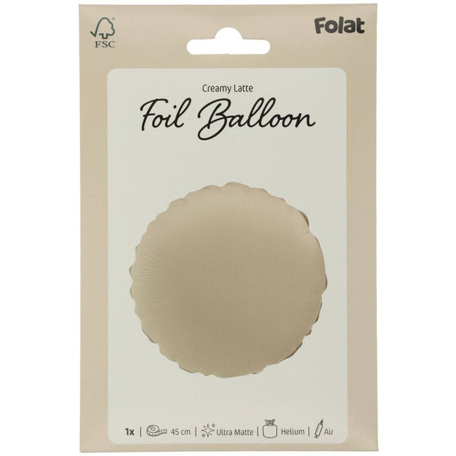 Nude Helium Ballon Rond Leeg 45cm van Folat koop je bij Partywinkel