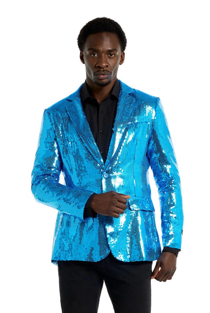 Blue Sequin Jacket