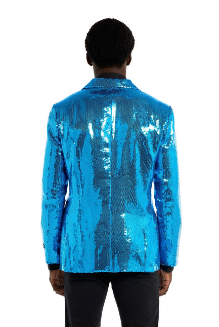 Blue Sequin Jacket