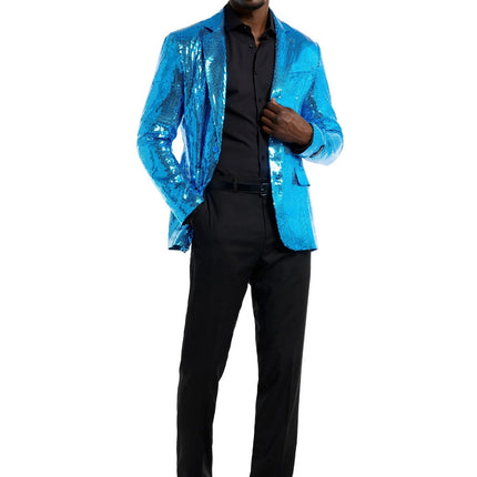 Blue Sequin Jacket