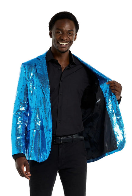 Blue Sequin Jacket