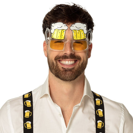 Oktoberfest Bierbril Geel van Boland koop je bij Partywinkel