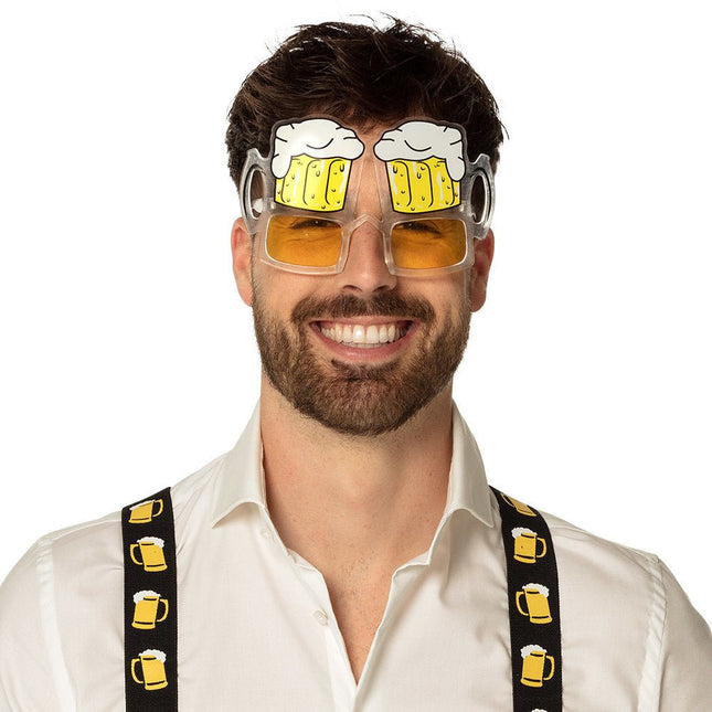 Oktoberfest Bierbril Geel van Boland koop je bij Partywinkel
