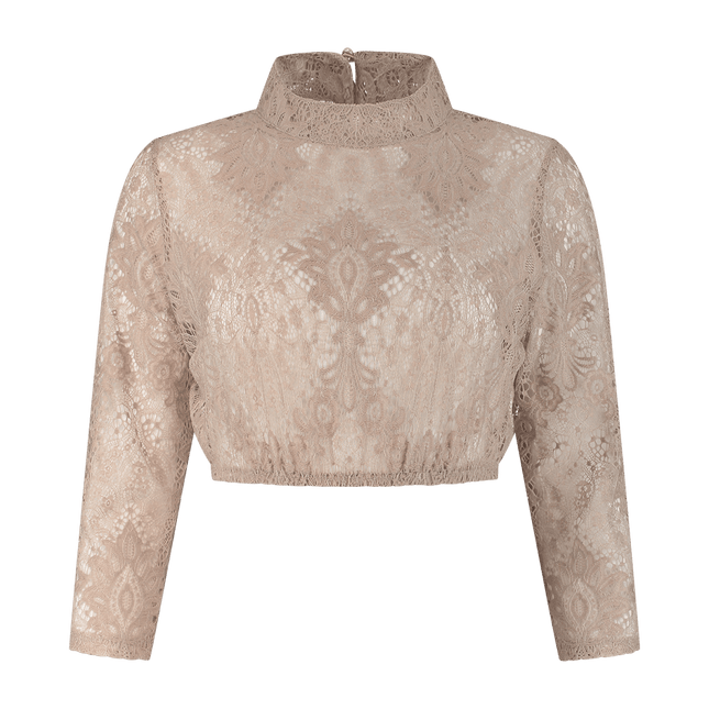 Oktoberfest Blouse Bruin Dames van Haus Huberts koop je bij Partywinkel