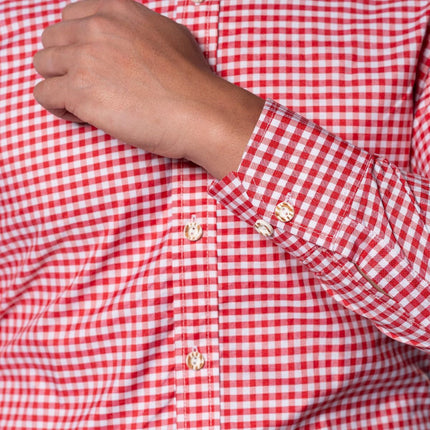 Oktoberfest Blouse Rood Heren van Partychimp koop je bij Partywinkel