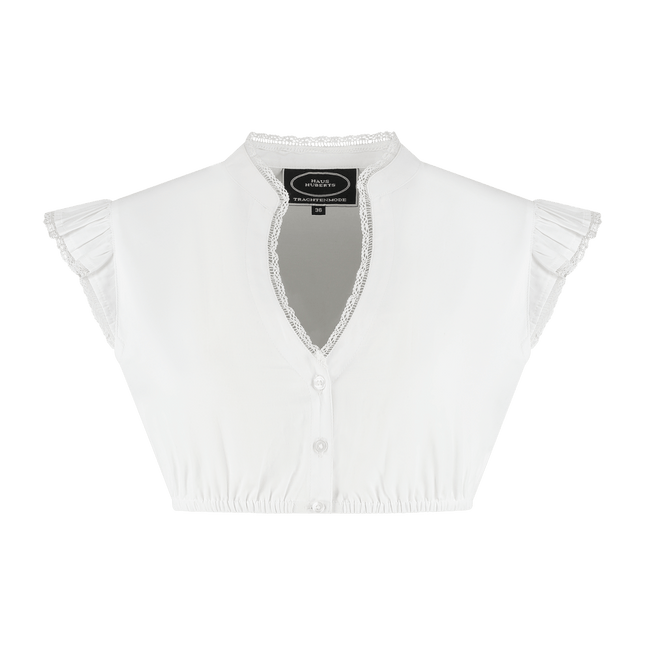Oktoberfest Blouse Wit Dames Vleugelmouw van Haus Huberts koop je bij Partywinkel