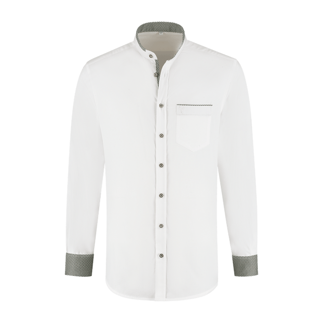 Oktoberfest Blouse Wit Heren van Haus Huberts koop je bij Partywinkel