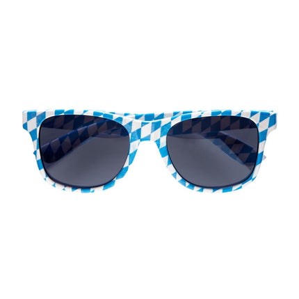 Oktoberfest Bril Blauw Wit van Widmann koop je bij Partywinkel