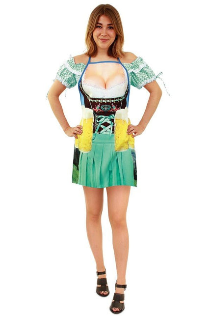 Oktoberfest Dirndl Schort Vrouw van PartyXplosion koop je bij Partywinkel