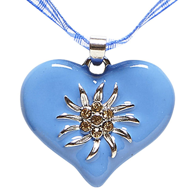 Oktoberfest Ketting Blauw Met Edelweiss van Widmann koop je bij Partywinkel
