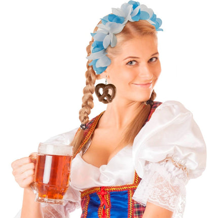 Oktoberfest Oorbellen Pretzels van Folat koop je bij Partywinkel