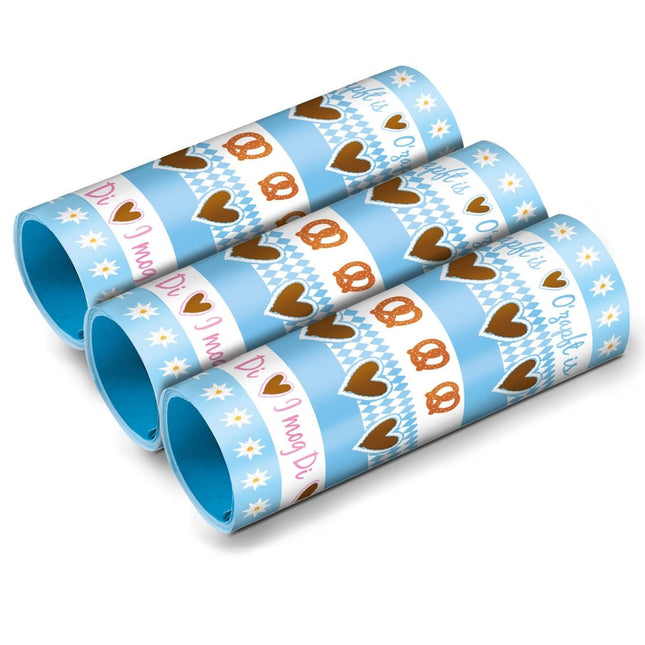Oktoberfest Serpentine Pretzel 4m 3 Rollen van Riethmueller koop je bij Partywinkel