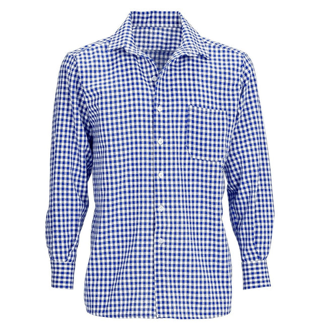 Oktoberfest Shirt Blauw Wit Heren van Widmann koop je bij Partywinkel
