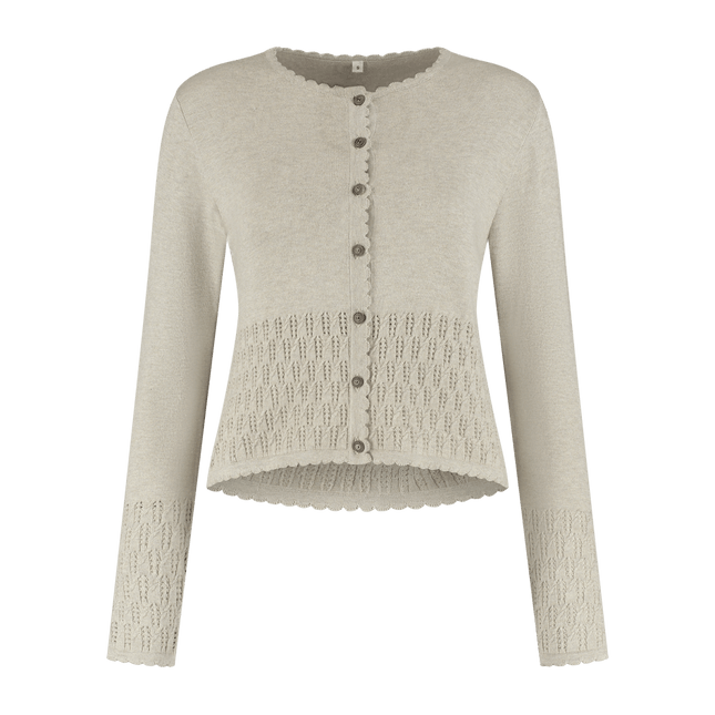Oktoberfest Vest Beige Dames van Haus Huberts koop je bij Partywinkel