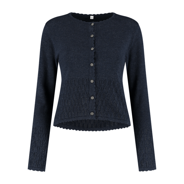 Oktoberfest Vest Donkerblauw Dames van Haus Huberts koop je bij Partywinkel