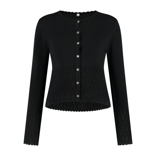 Oktoberfest Vest Zwart Dames van Haus Huberts koop je bij Partywinkel