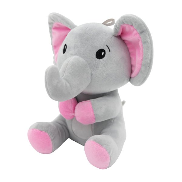 Olifant Ballon Gewicht Grijs Roze Knuffel 170gr van Riethmueller koop je bij Partywinkel