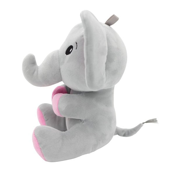 Olifant Ballon Gewicht Grijs Roze Knuffel 170gr van Riethmueller koop je bij Partywinkel