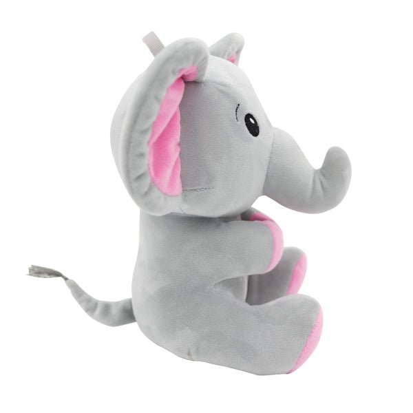 Olifant Ballon Gewicht Grijs Roze Knuffel 170gr van Riethmueller koop je bij Partywinkel