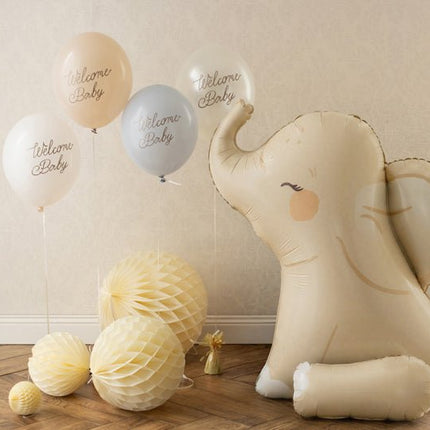 Olifant Folie Ballon 90cm Leeg van Partydeco koop je bij Partywinkel