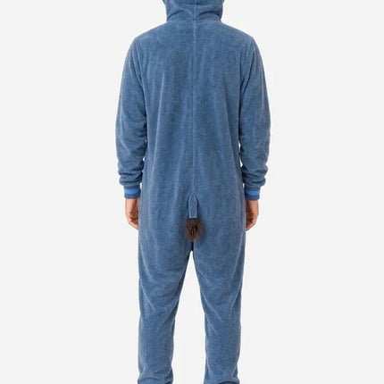 Olifant Onesie Unisex Blauwgrijs van OppoSuits koop je bij Partywinkel