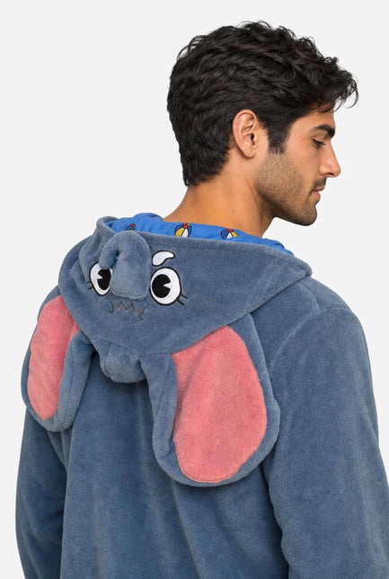 Olifant Onesie Unisex Blauwgrijs van OppoSuits koop je bij Partywinkel