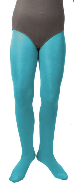 Ondoorzichtige Maillot – Turquoise van Orlob koop je bij Partywinkel