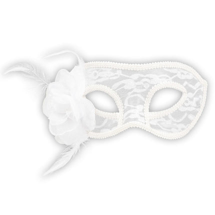 Oogmasker Kant Wit van Boland koop je bij Partywinkel