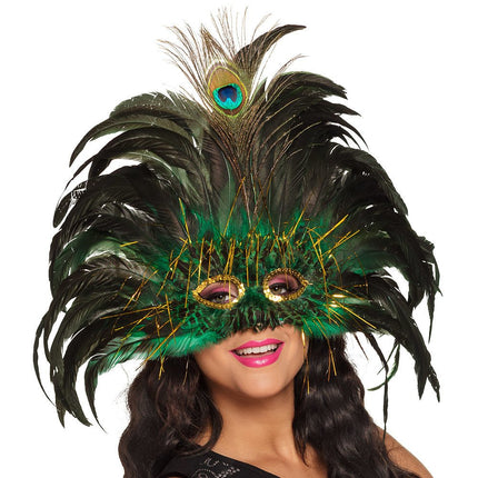 Oogmasker Pauw Queen van Boland koop je bij Partywinkel