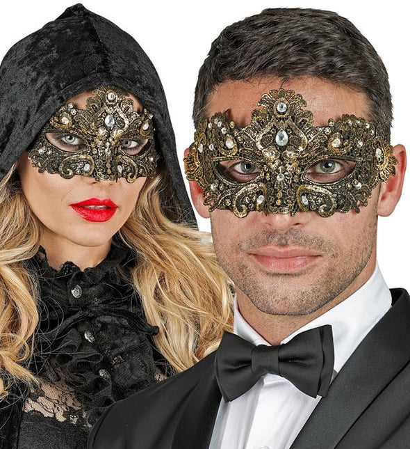 Oogmasker Theater Goud van Widmann koop je bij Partywinkel