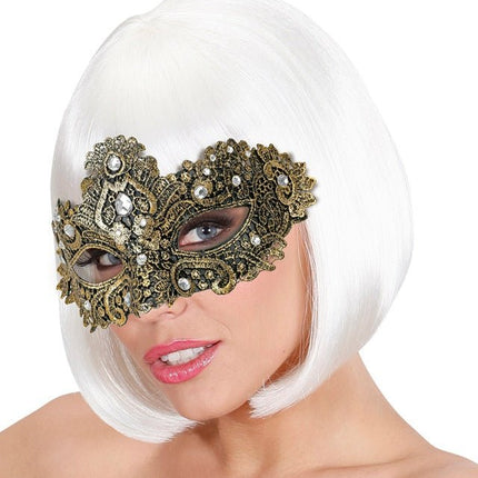 Oogmasker Theater Goud van Widmann koop je bij Partywinkel