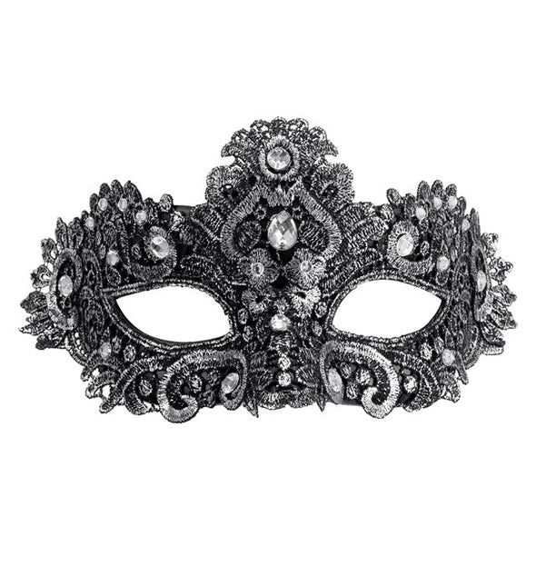 Oogmasker Theater Zilver van Widmann koop je bij Partywinkel