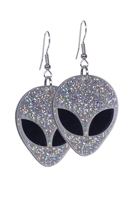 Alien Oorbellen Zilver van Wilbers & Wilbers koop je bij Partywinkel