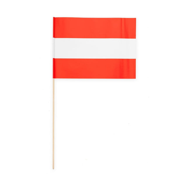 Oostenrijk Vlag 10st van WeFiesta koop je bij Partywinkel