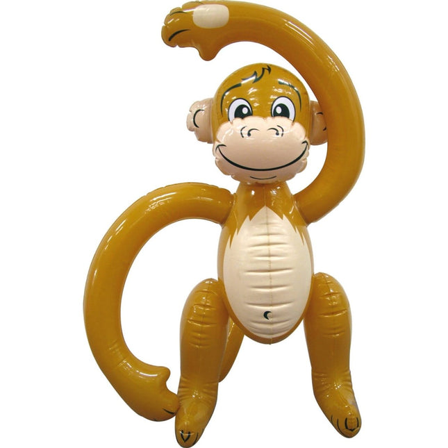Opblaas Aap - 61 cm van Folat koop je bij Partywinkel