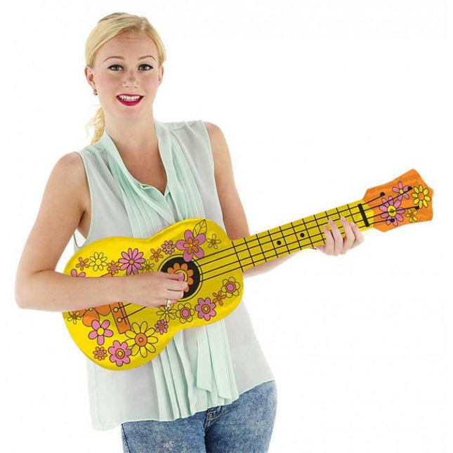 Opblaas Gitaar Hawaii 80cm van Folat koop je bij Partywinkel