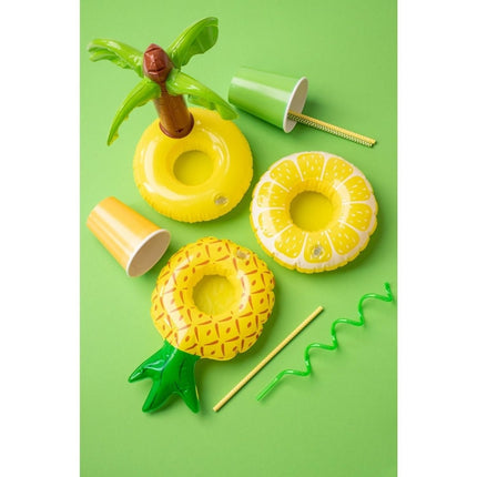 Opblaas Palmboom Bekerhouder 25cm van Folat koop je bij Partywinkel